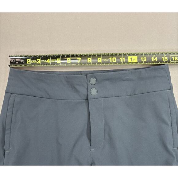 Eddie Bauer Women’s Hiking Pants Size 8 Storm Gray Blue Stretch Lightweight - Picture 3 of 13